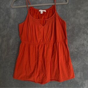 Y2K Soft Clay Boho Babydoll Cami 100% Cotton size Large